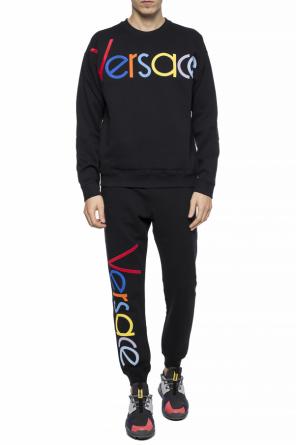 Logo-embroidered sweatshirt, zdjęcie 2 Logo-embroidered sweatshirt od Versace